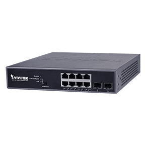 Фотография товара 'Vivotek Коммутатор управляемый 8-Port GbE RJ45(PoE) +2-Port GbE SFP Web Smart Managed PoE Switch, AW-GEV-104B-130'