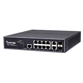 Фотография товара 'Vivotek Коммутатор управляемый 8-Port GbE RJ45(PoE) +2-Port GbE RJ45/SFP + 1-Port RJ45, AW-GEV-107A-130'