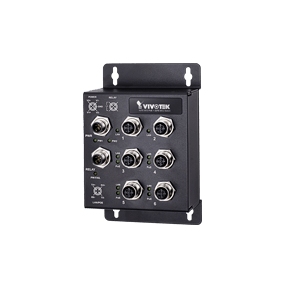 Фотография товара 'Vivotek Коммутатор промышленный 4xFE M12 PoE + 2xFE M12 Switch 4 port 802.3at 30W POE M12 10/100M + 1 port M12 10/100M, AW-IHT-0602'